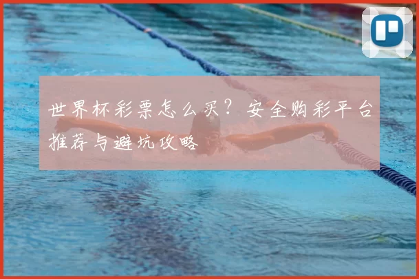 世界杯彩票怎么买？安全购彩平台推荐与避坑攻略