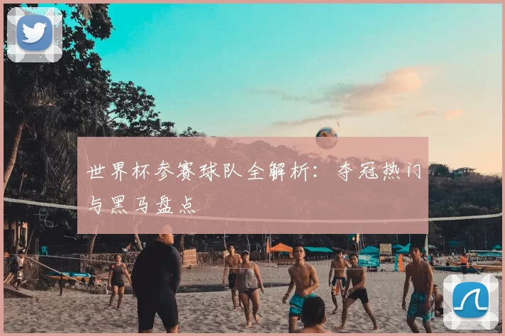 世界杯参赛球队全解析：夺冠热门与黑马盘点